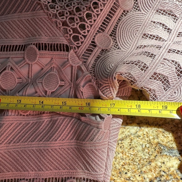 Saylor Shannon romper in blush. Size Medium. Absolutely gorgeous. EUC. - Picture 11 of 16